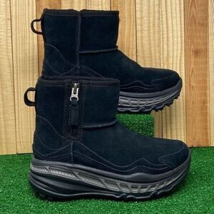 UGG CA805 Classic Weather Black Suede Waterproof Snow Boots Men's SZ 5
